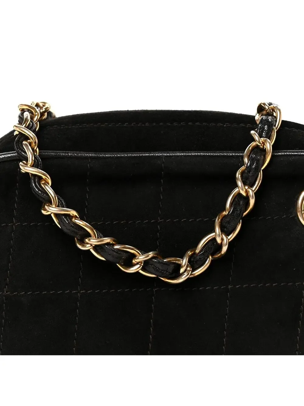 Chanel Suede Chocolate Bar Tassel #290634C85B